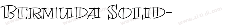 Bermuda Solid字体转换